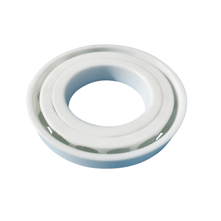 PTFE耐腐蚀塑料角接触球轴承 PTFE/PTFE/玻璃